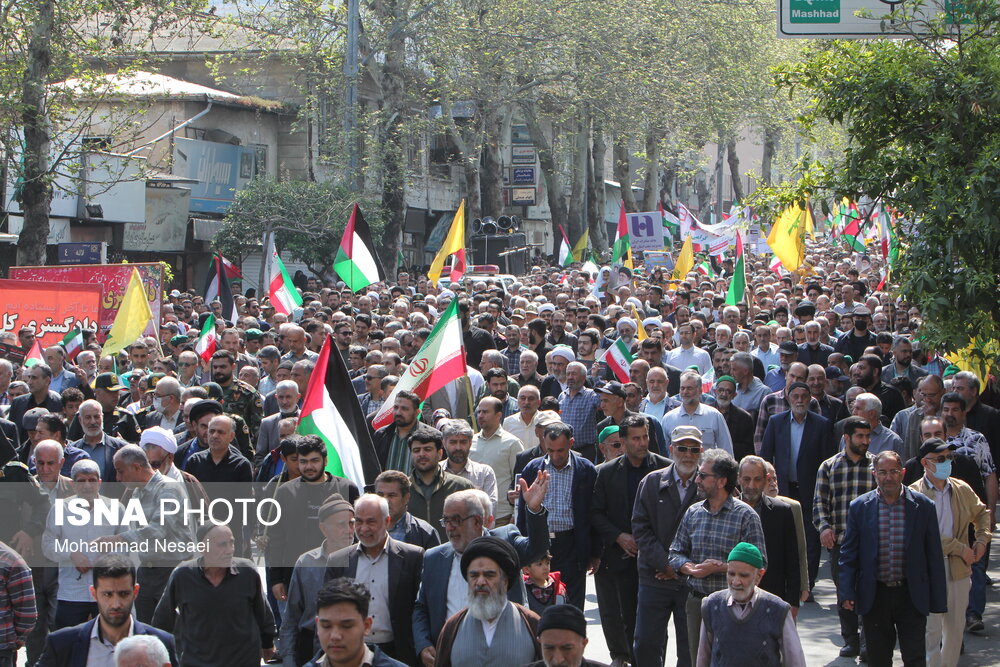 راهپیمایی روز جهانی قدس در گرگان