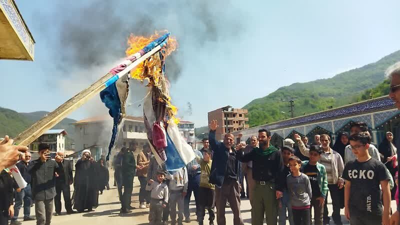 خروش یکپارچه شهروندان سوادکوه و سوادکوه شمالی در روز قدس