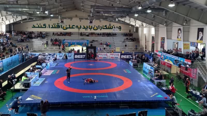 دومین روز مسابقات کشتی بین‌المللی جام موحد در پنج وزن دوم شروع شد
