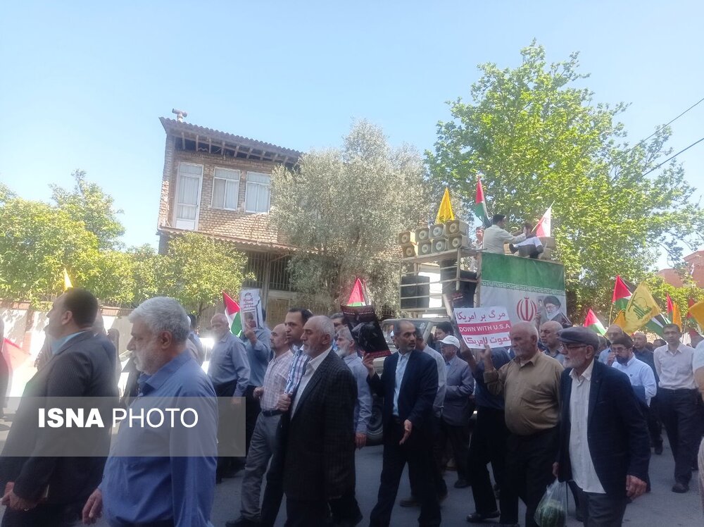 راهپیمایی گلستانی‌ها در حمایت از وعده صادق
