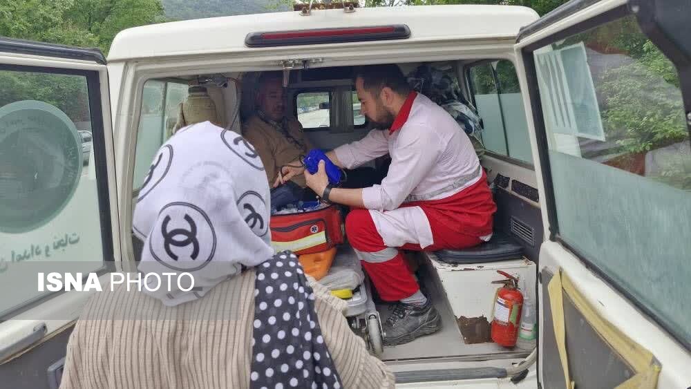 10 مصدو بر اثر برخورد 2 سواری در جاده جنگل گلستان