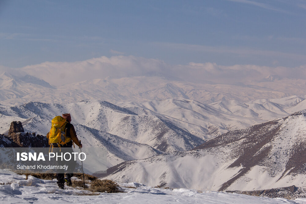 4 کوهنورد گمشده درارتفاعات بام ایران، تلفنی نجات یافتند