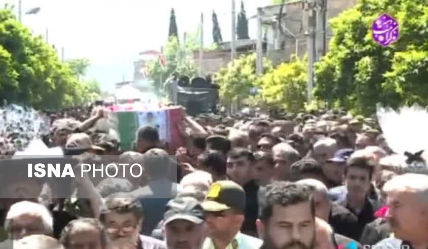 پیکر مطهر شهید «مهدی مزرئی نوده» در گرگان تشییع شد