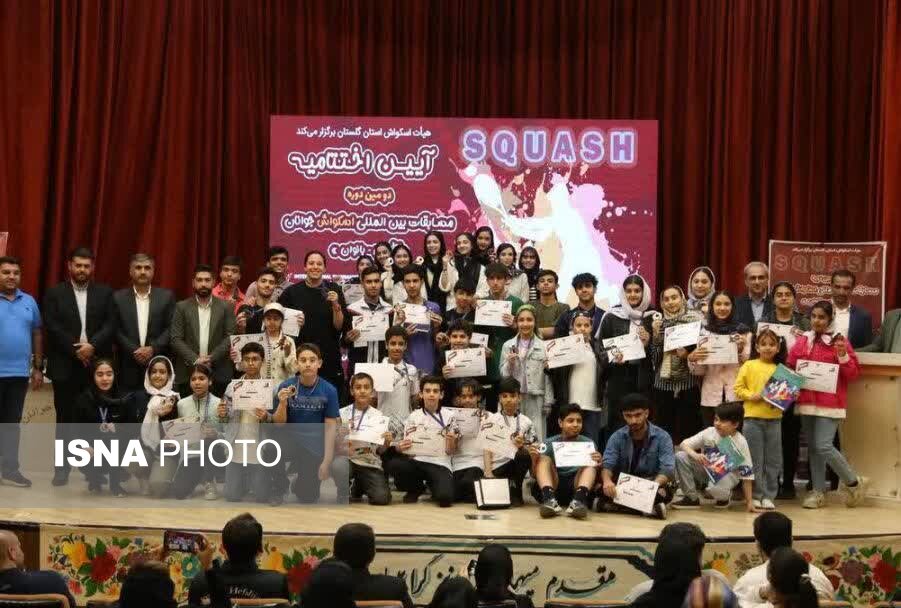 برترین‌های اسکواش گرگان جونیور دختران و پسران معرفی شدند