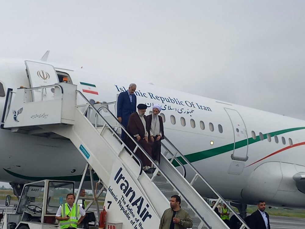 رییس‌جمهور وارد مازندران شد