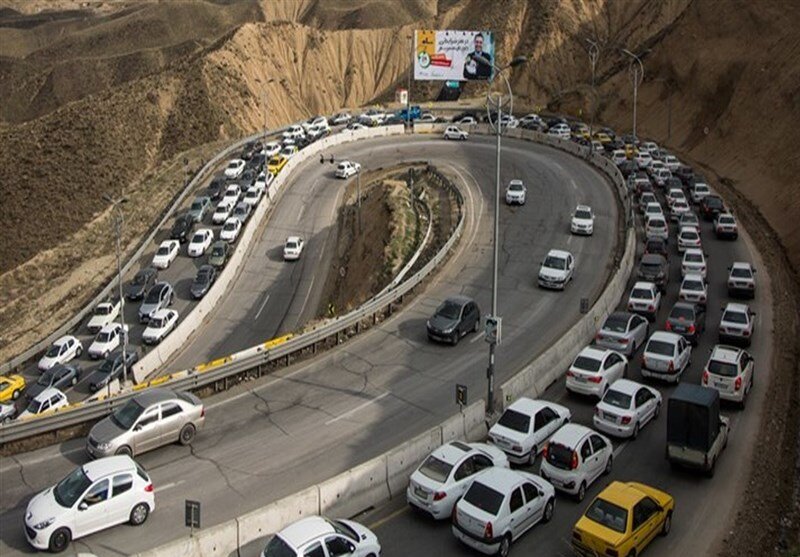 جاده چالوس یک طرفه شد