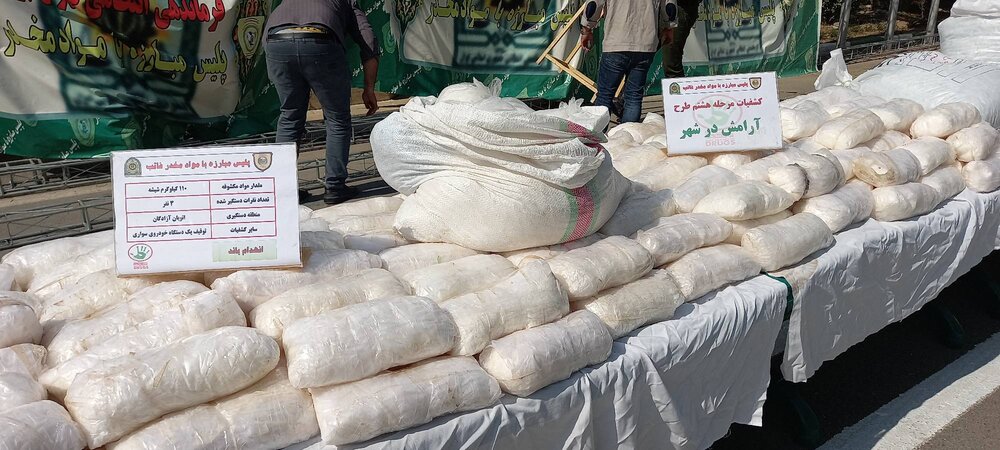 کشف 382 کیلو مواد مخدر در مازندران