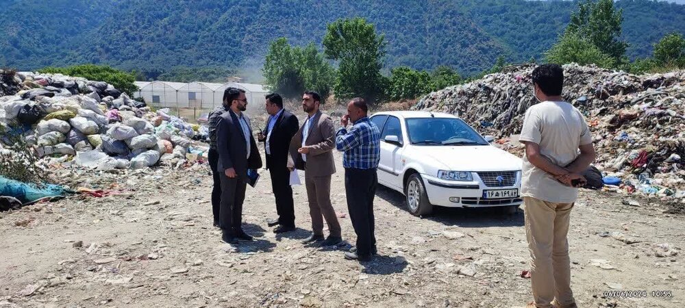 سایت زباله شهرستان گلوگاه پس از 30 سال با ورود دستگاه قضایی ساماندهی شد