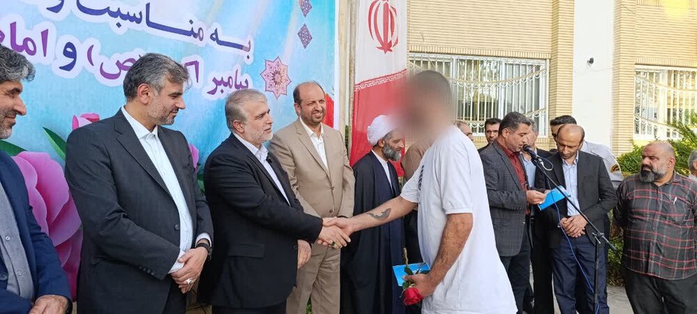 100 مددجو از زندان ساری آزاد شدند