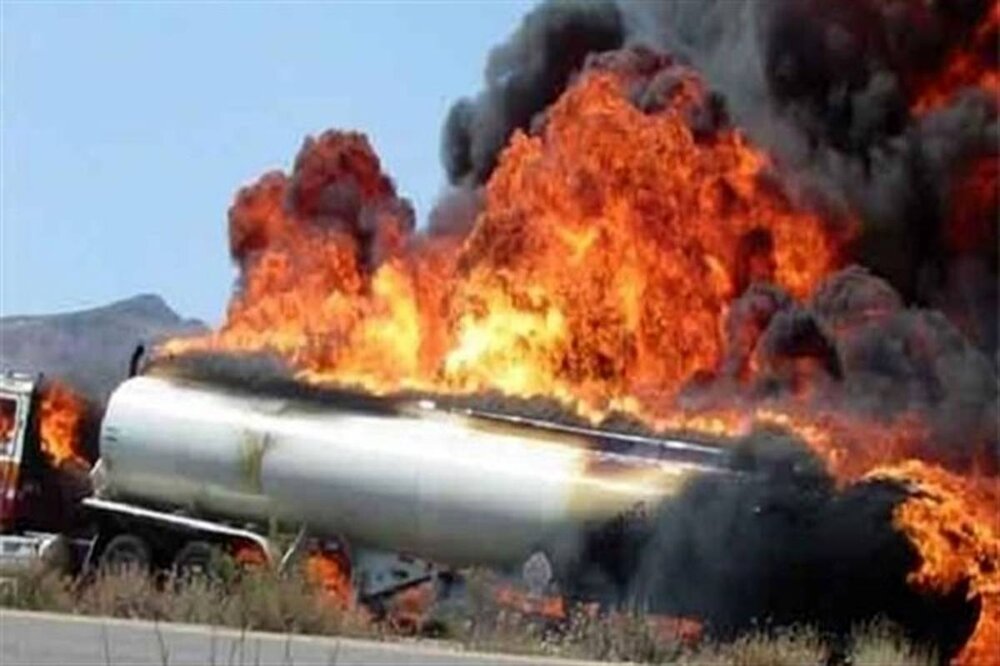 مصدوم شدن 3 نفر بر اثر انفجار تانکر گاز در جویبار