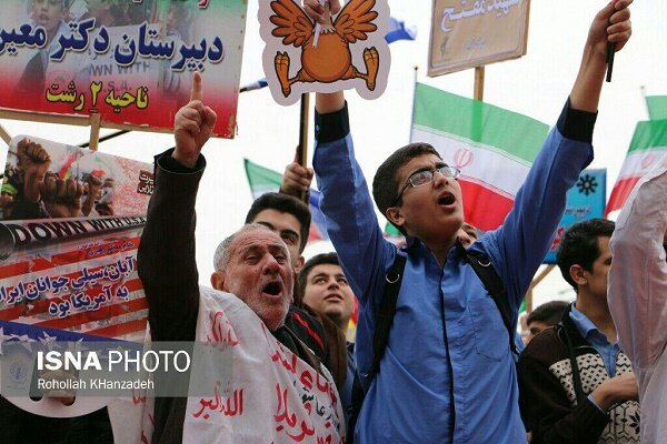 مسیرهای راهپیمایی یوم الله 13 آبان در رشت اعلام شد
