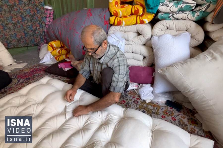 ویدیو/ لحاف دوزی؛ هنری 150 ساله در کوچه‌پس‌کوچه‌های بابل