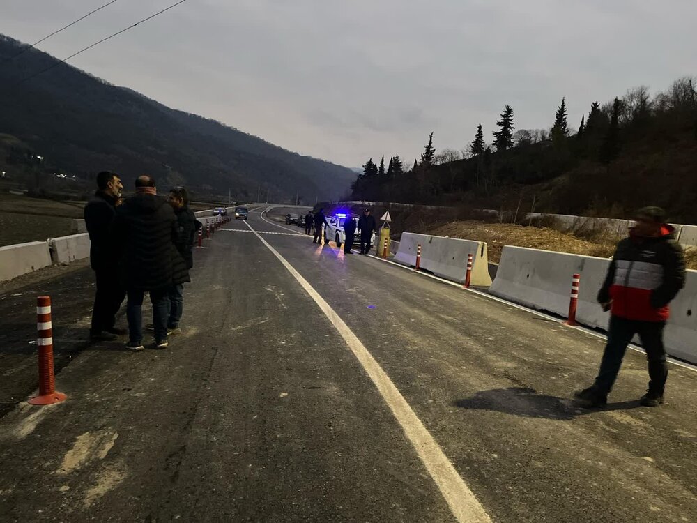 2,9 کیلومتر از جاده ساری - تاکام بازگشایی شد