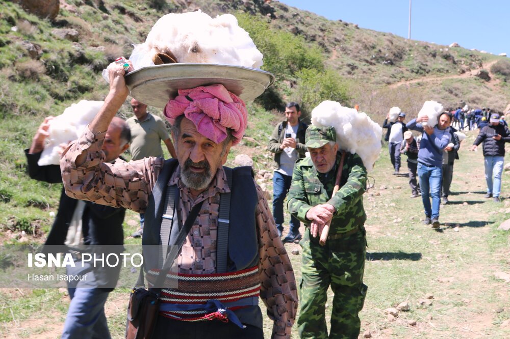 آیین 600 ساله ورف چال روستای آب اسک آمل - مازندران