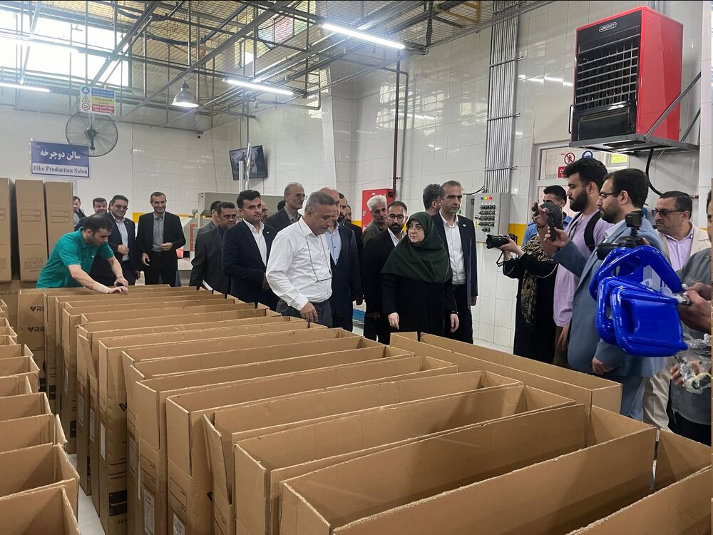 بازدید سخنگوی دولت از 2 مجتمع تولیدی در بندرانزلی