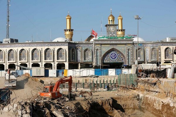 پیشرفت 75 درصدی صحن حضرت زینب (س) در کربلای معلی
