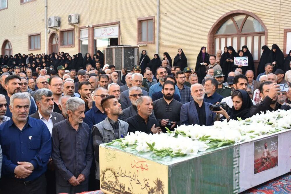 تشییع باشکوه پیکر مطهر شهید محمد هاشم سلطانی پس از 39 سال انتظار در گرگان