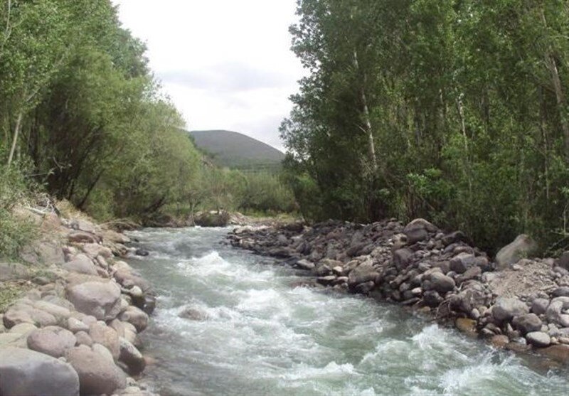 بارش باران در گلستان رودخانه قره سو را لبریز از آب کرد