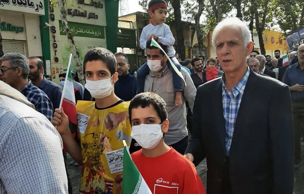 راهپیمایی 13 آبان در ساری