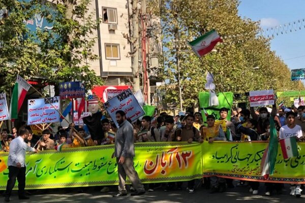 خروش تالشی ها در روز ملی استکبار ستیزی