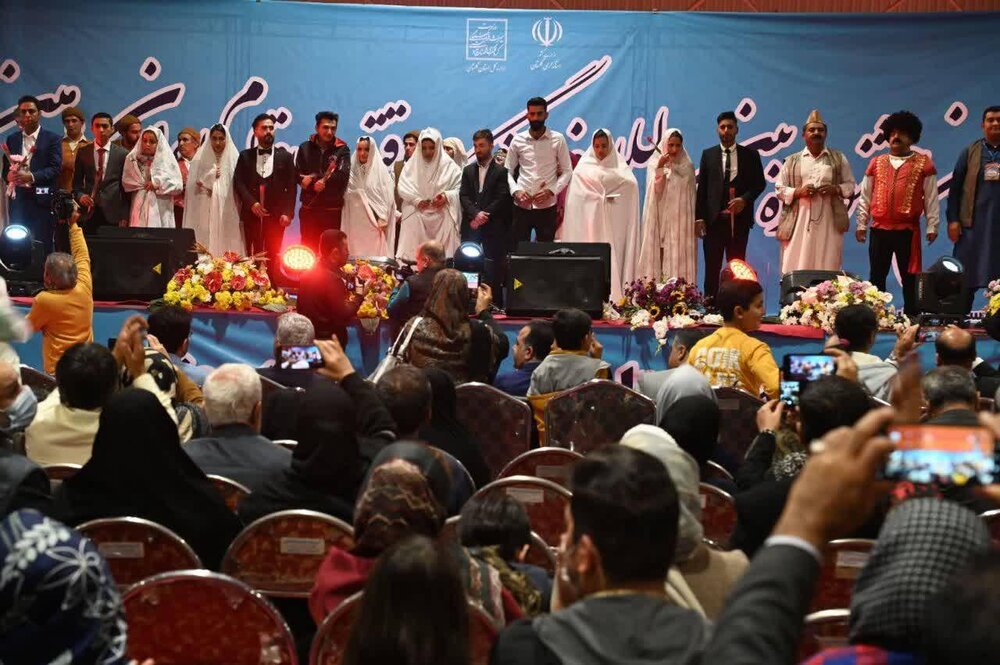 آیین ازدواج 14 زوج در جشنواره اقوام گلستان برگزار شد