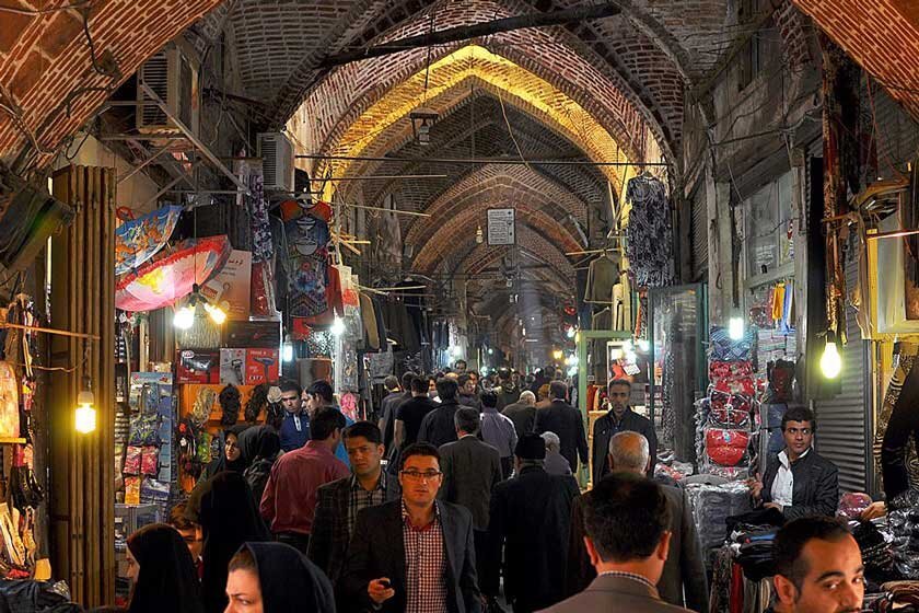 تصاویری از فعالیت بازاریان گرگان در روز چهارشنبه 25 آبان