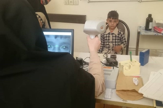 غربالگری رایگان بینایی مردم کم برخوردار شرق گلستان