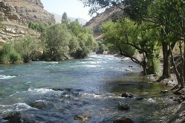 کاهش آبگذری رودخانه گرگانرود گلستان