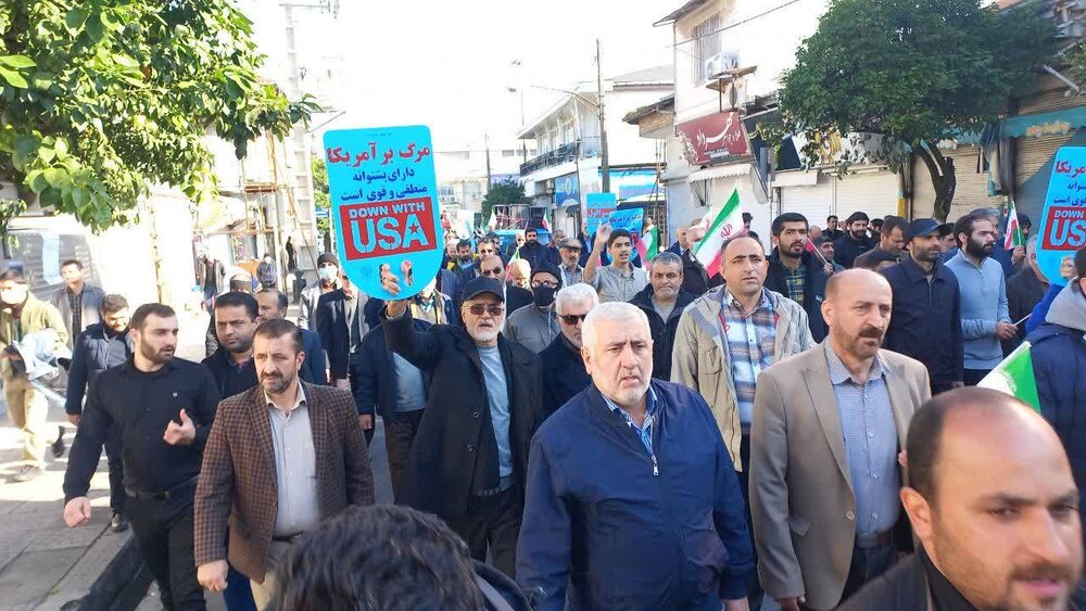 برپایی راهپیمایی مردمی حماسه 9 دی در تنکابن