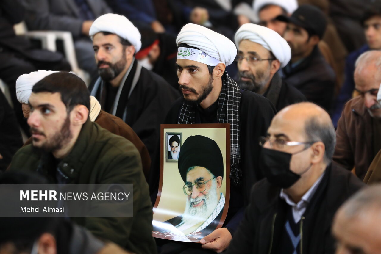 تجمع طلاب و روحانیون مازندران در محکومیت اهانت به مقدسات