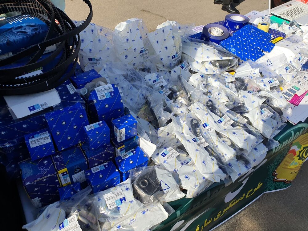 لوازم یدکی تقلبی خودرو در شرق گلستان کشف شد