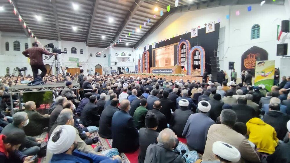 مراسم استانی بزرگداشت حماسه 6 بهمن در آمل برگزار شد