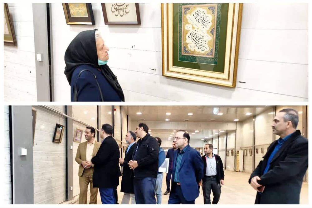 نمایشگاه گروهی خوشنویسی هنرمندان گرگان افتتاح شد