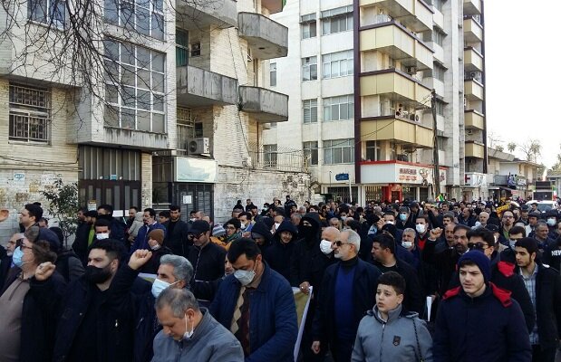 آغاز حماسه حضور رشتوندان در راهپیمایی 22 بهمن