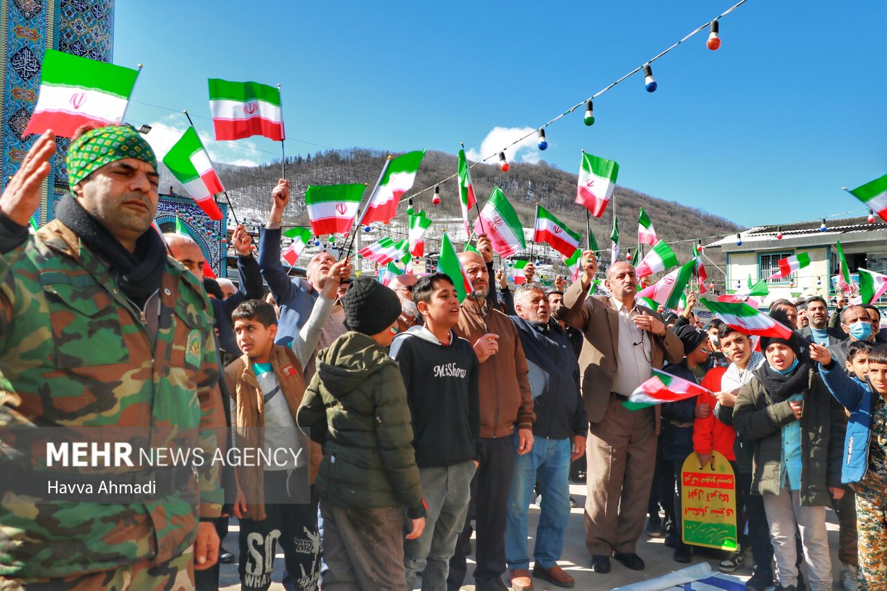 جشن 22 بهمن در بخش کجور نوشهر