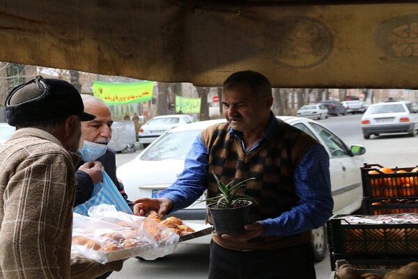 ایستگاه های صلواتی نیمه شعبان زیر بارش باران در گرگان