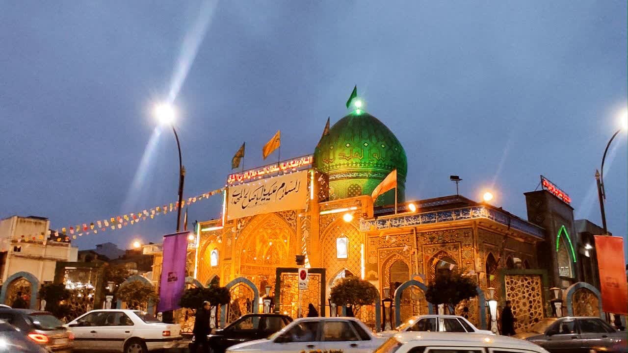 حرم مطهر سید جلال الدین اشرف میزبان منتظران ظهور