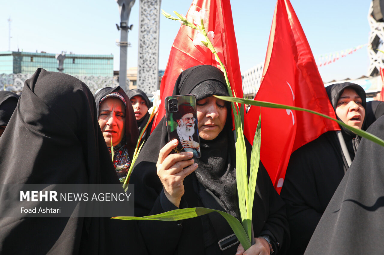 آیین تشییع پیکر شهید مهقانی در گرگان آغاز شد