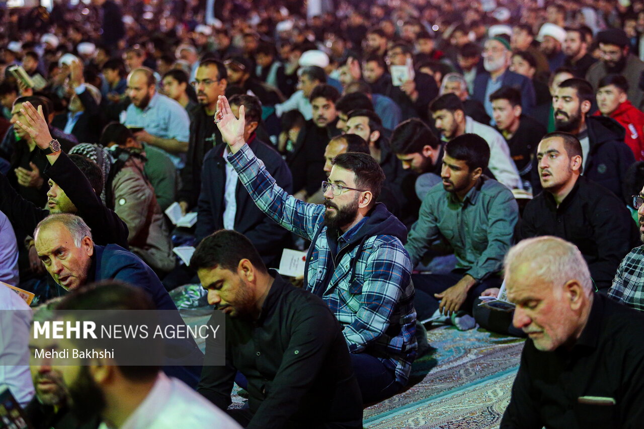 مراسم احیای شب قدر در مسجد جامع گرگان