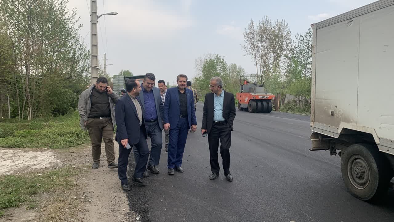انجام بهسازی و آسفالت 70 کیلومتر از راه های شهرستان رشت