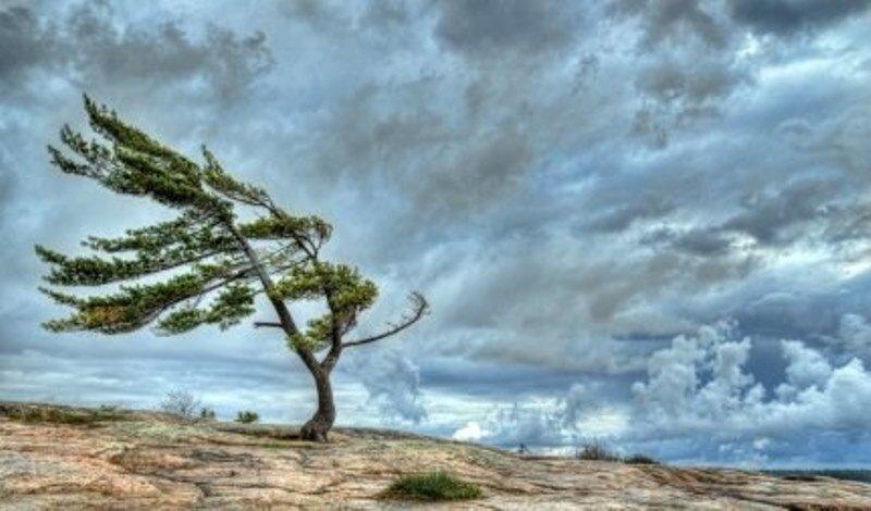 وزش باد شدید در  آستارا/ کاهش ابر و وزش باد از فردا