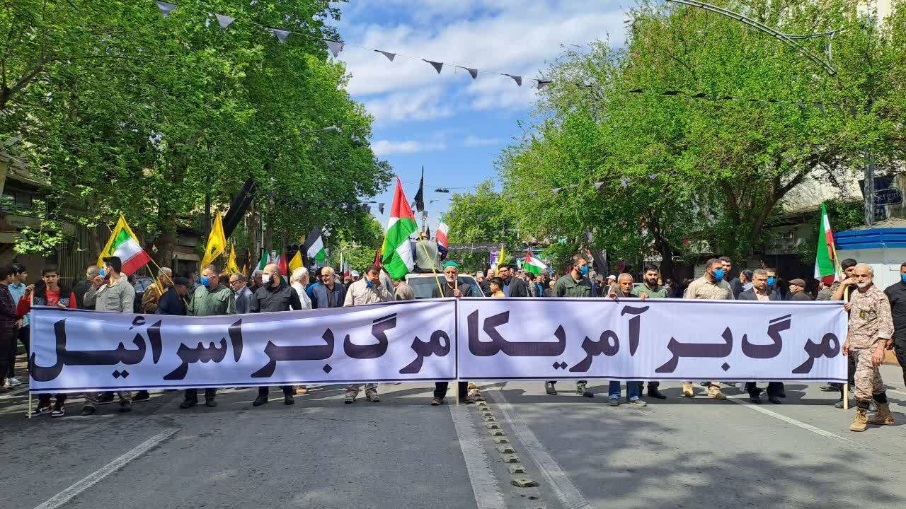 حضور گسترده گرگانی ها در راهپیمایی روز قدس