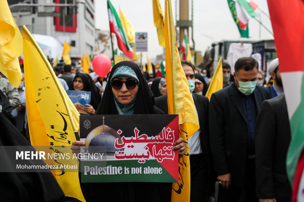 راهپیمایی روز جهانی قدس در گلستان آغاز شد