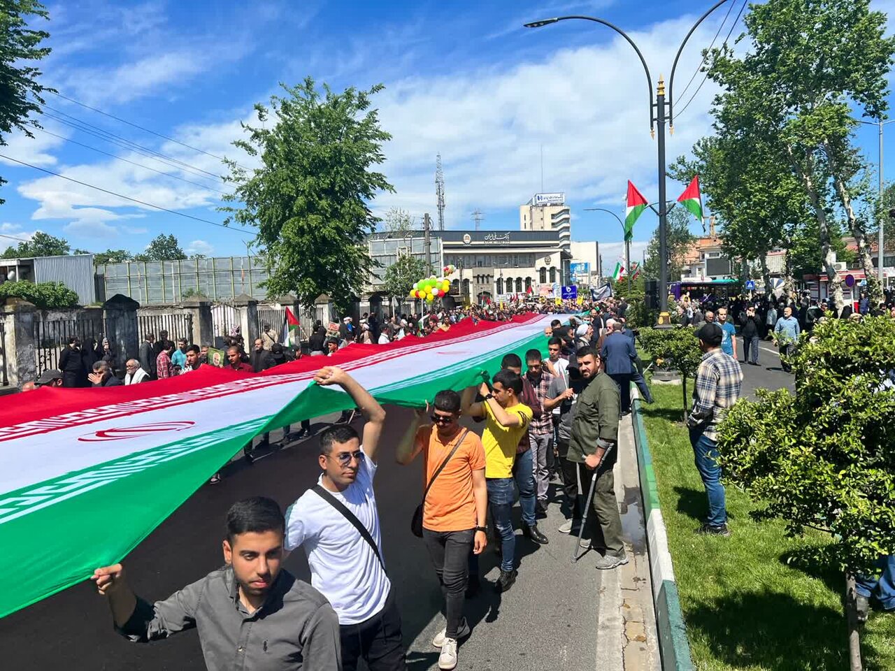 خروش فرزندان دیار میرزا در روز قدس