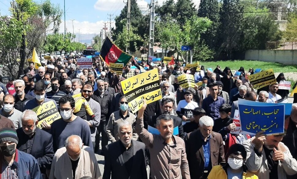 حضور حماسی مینودشتی ها در راهپیمایی روز قدس
