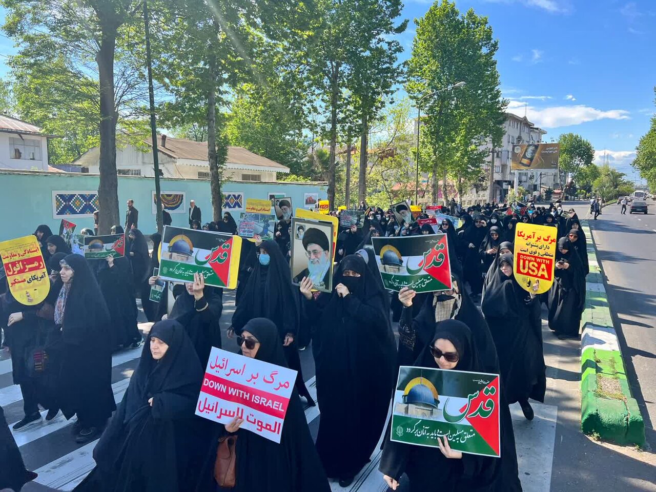 حضور باشکوه مرزنشینان آستارایی در راهپیمایی روز قدس