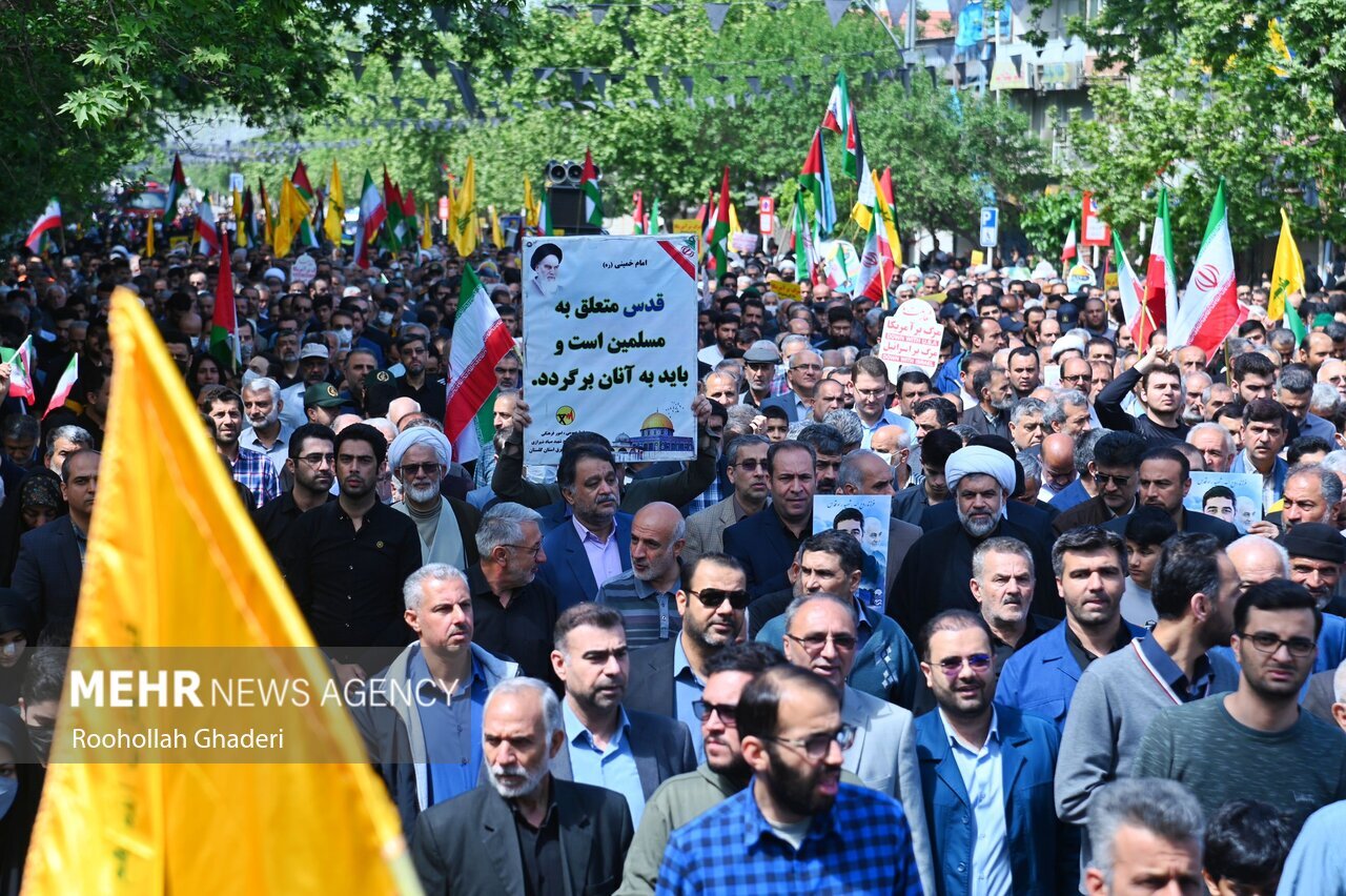 قدردانی از حضور پرشور مردم گلستان در راهپیمایی روز جهانی قدس
