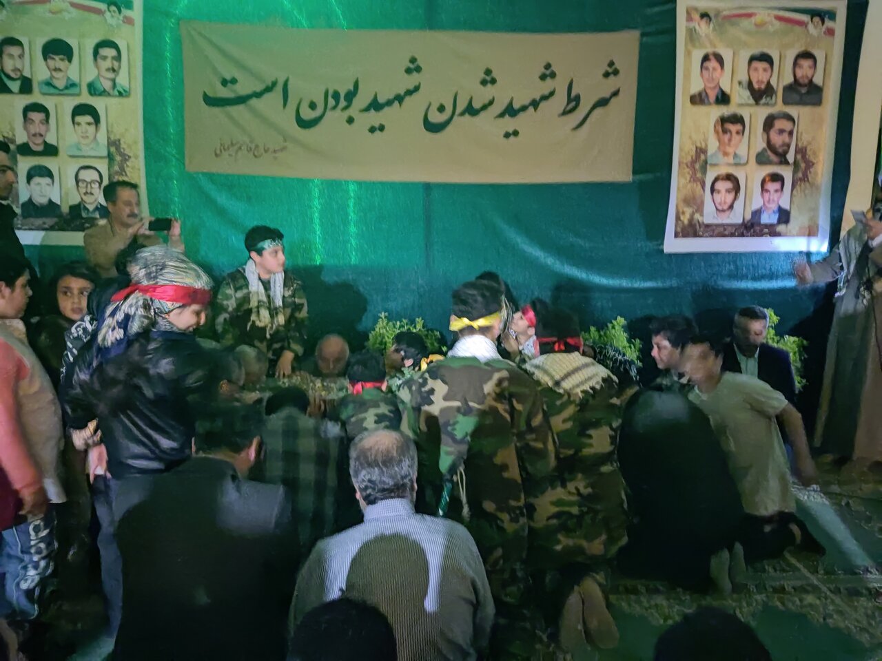 تشییع آلاله گمنام در یادواره شهدای نوشهر