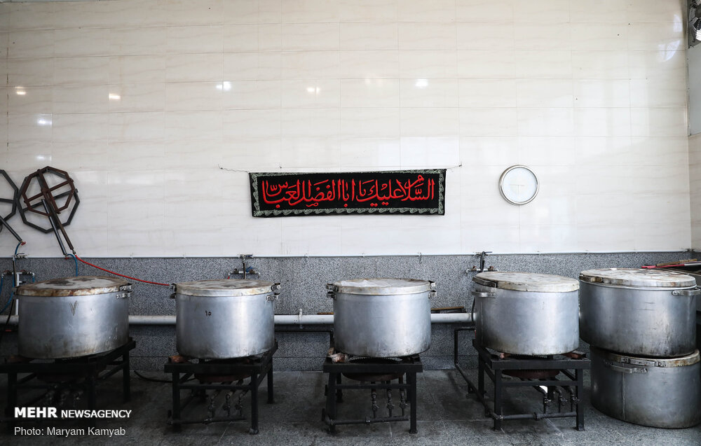 اطعام مهدوی و اجرای تعزیه در بابل