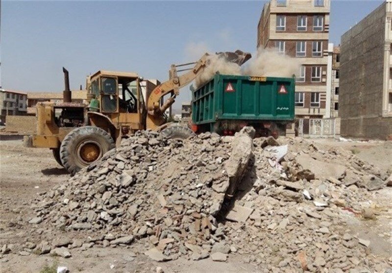 4600 سرویس کامیون نخاله از  گرگان به توسکستان منتقل شد